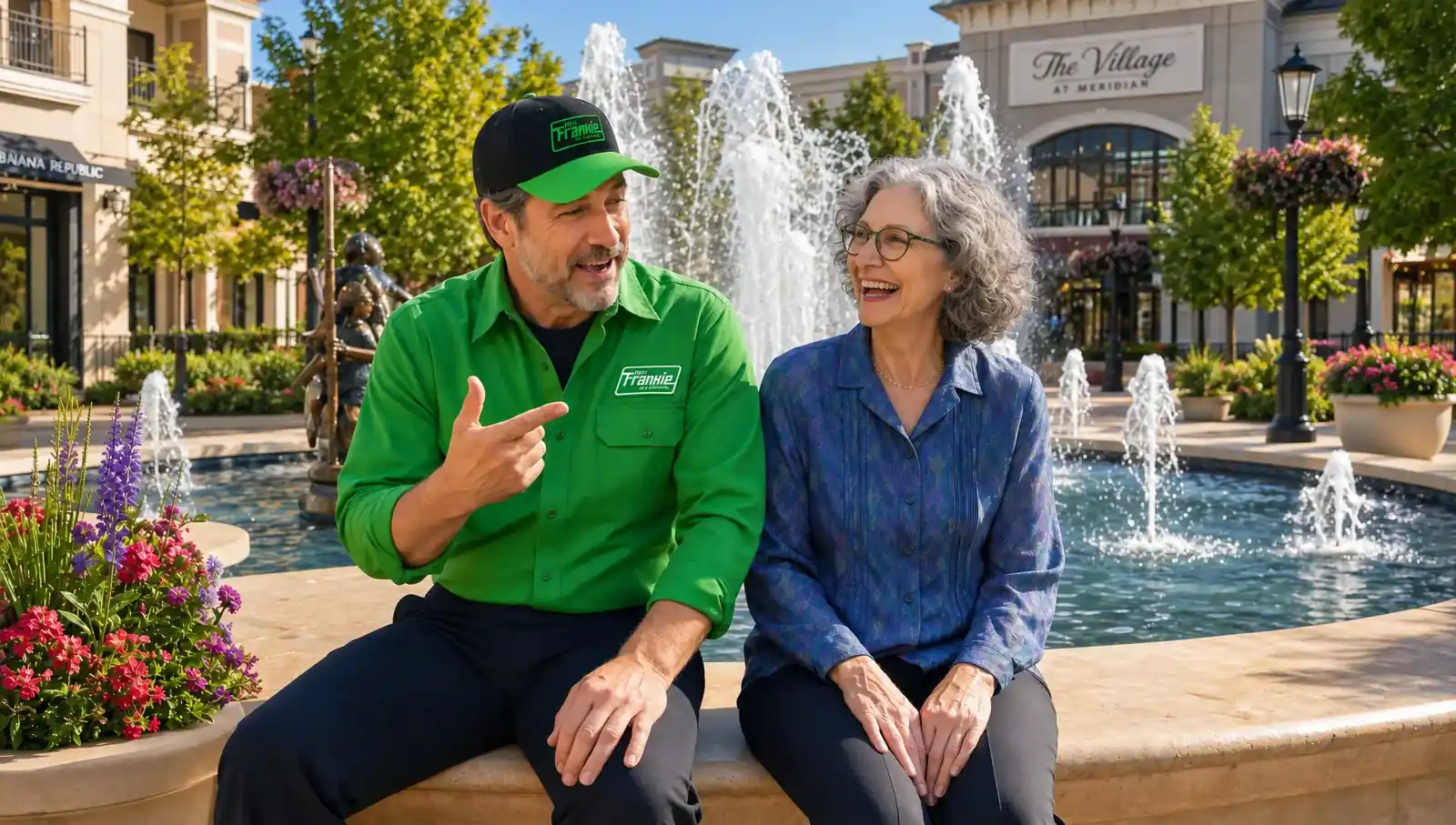 Frankie and Ethel at The Village at Meridian, ready to fix heating and cooling in Meridian, Idaho