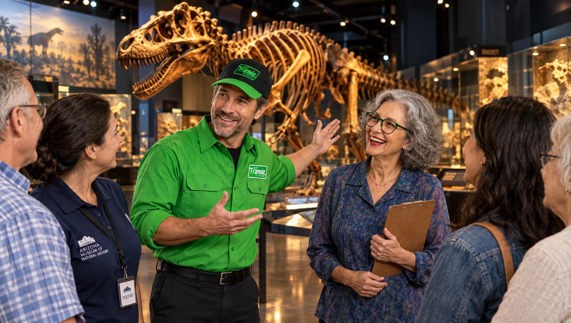 Frankie and Ethel at the Arizona Museum of Natural History in Mesa, Phoenix